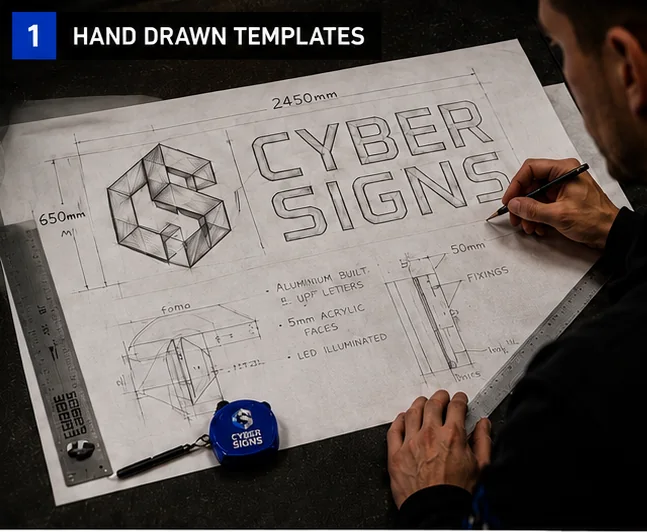 Hand-drawn templates