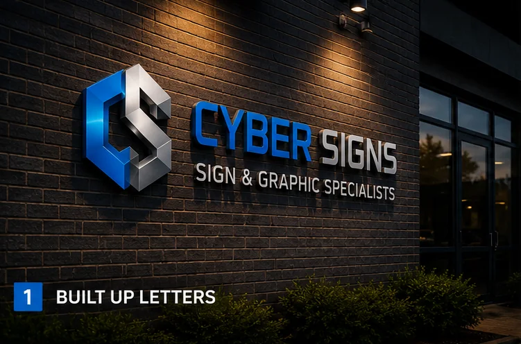Built-up letters